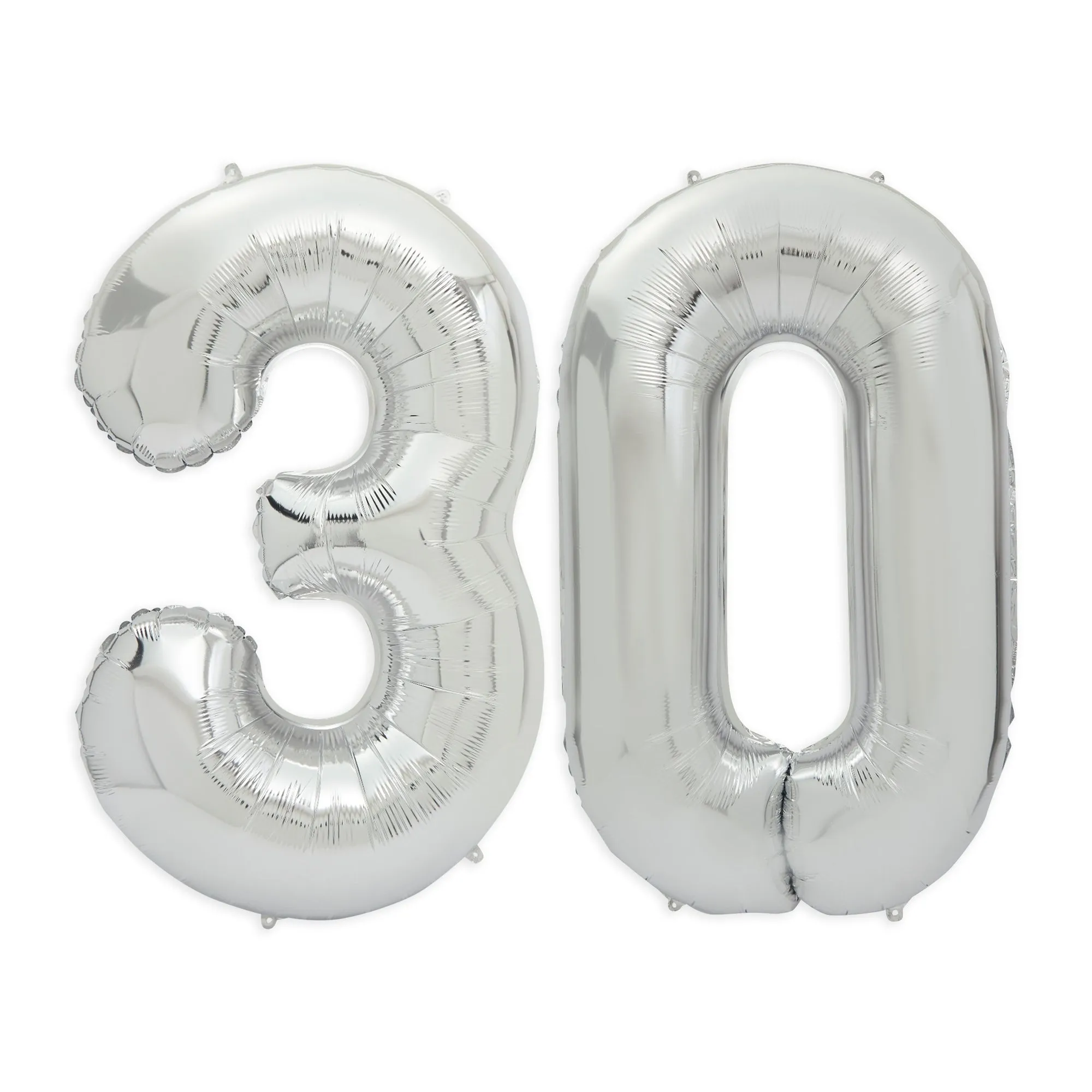 30th Birthday Party Decorations, Number 30 Balloons with Tassel Tail (39 Pieces)