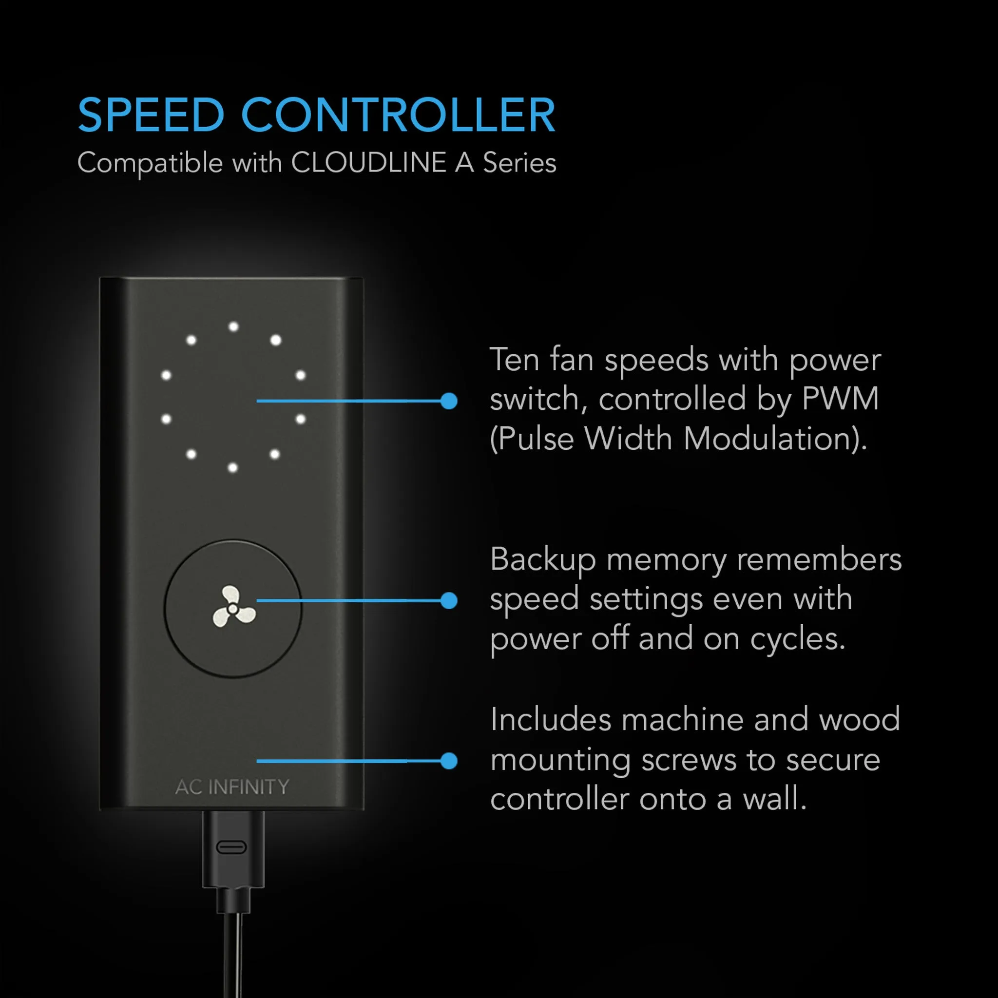 AC Infinity Air Filtration Kit 4”, Inline Fan With Speed Controller, Carbon Filter & Ducting Combo