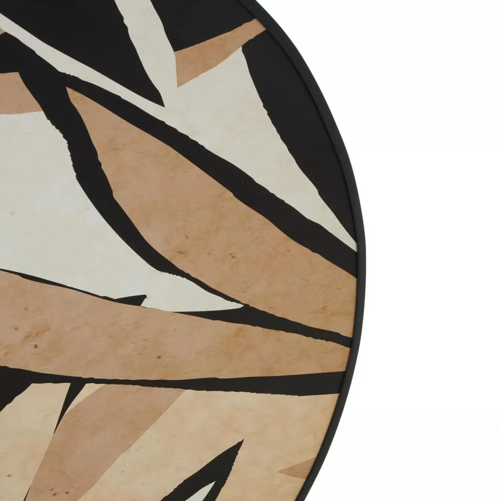 Astratto Round Canvas Hand Painted Wall Art