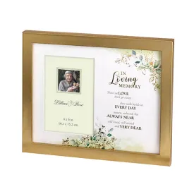 Botanical Themed Memorial Sympathy Frame