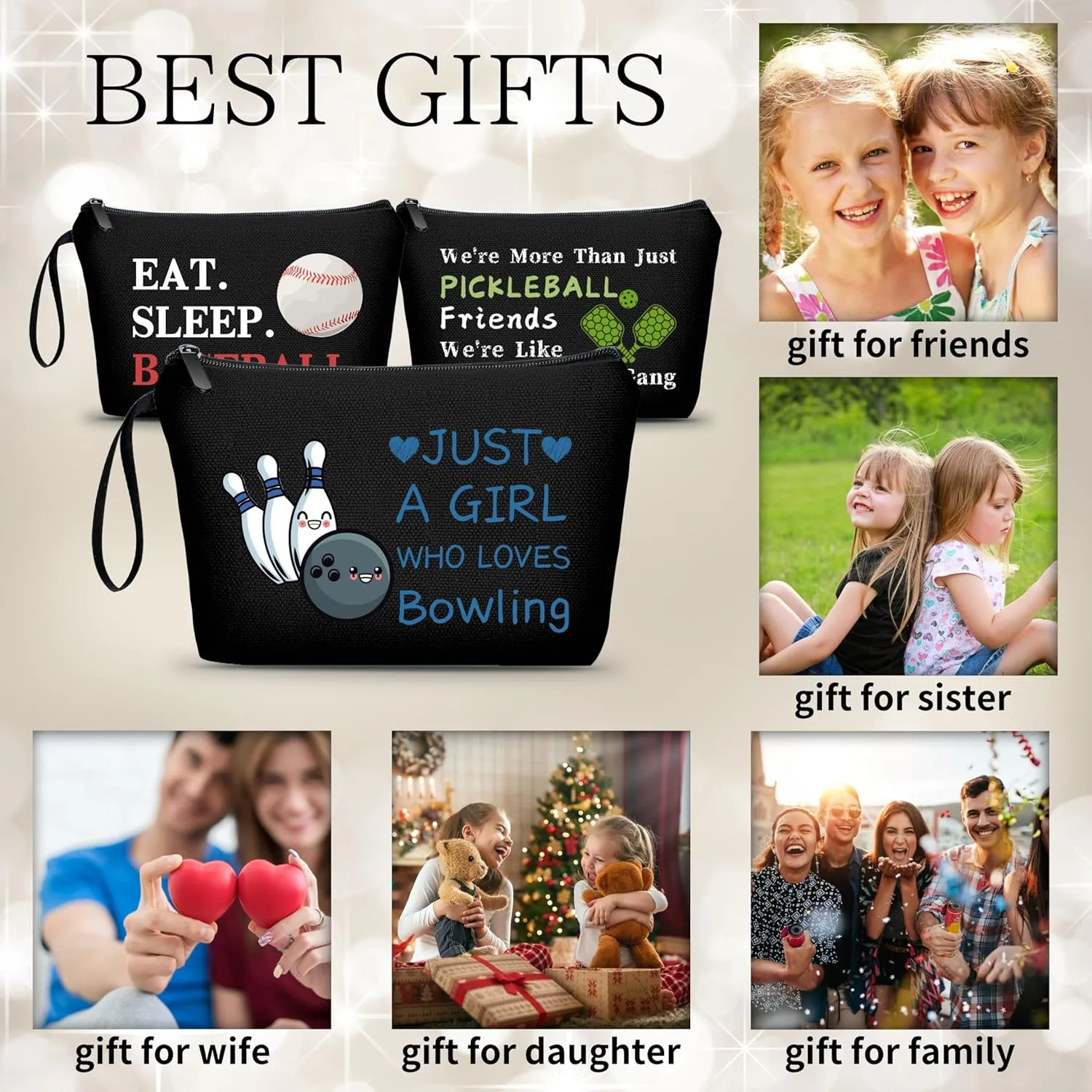 Bowling Gifts for Women, Funny Bowling Accessories