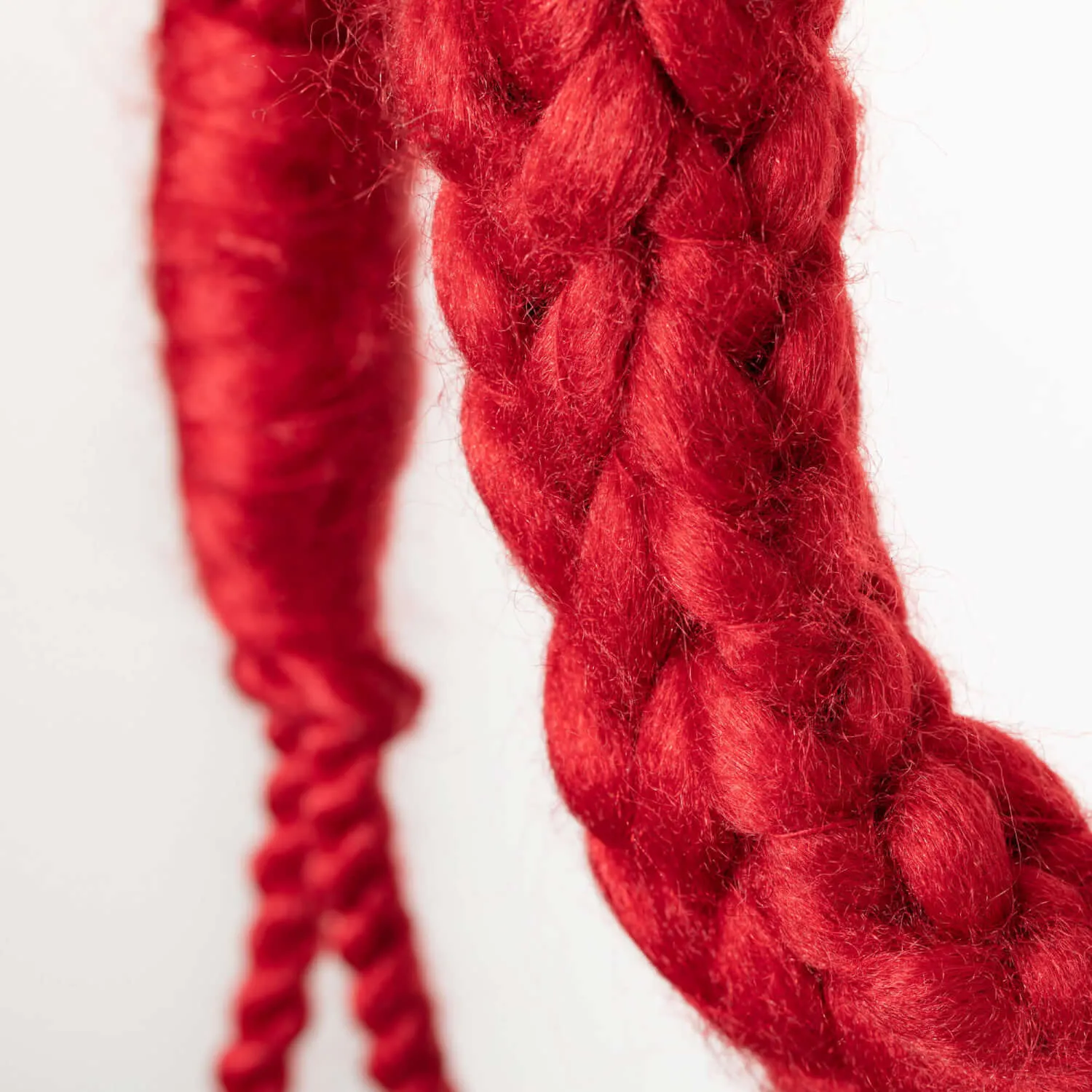 Braided Red Yarn Garland