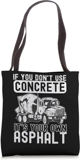 Cement Worker Concrete Mixer Concrete Finisher Tote Bag