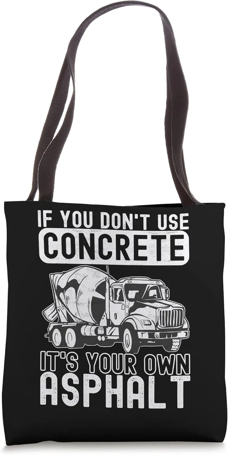 Cement Worker Concrete Mixer Concrete Finisher Tote Bag