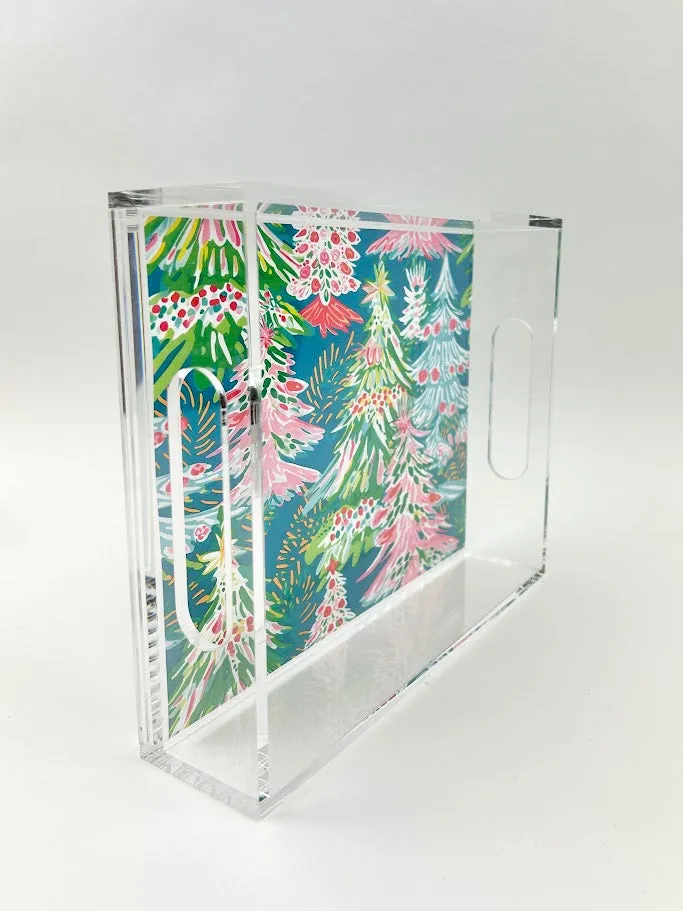 Colorful Trees Acrylic Tray