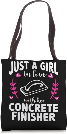 Concrete Life Concrete Wife Life Concrete Finisher Tote Bag