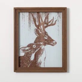Deer With Fawn Wall Art