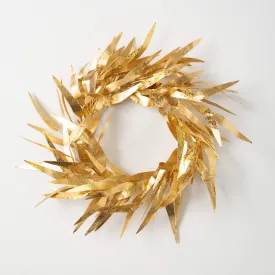 Gold Eucalyptus Blade Wreath