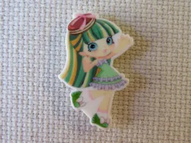 Green Doll Needle Minder, Cover Minder, Magnet LAST ONE!