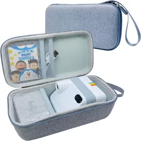 Hard Carrying Case for Polaroid Go Instant Mini Camera (9035), Travel Storage Box for Polaroid Go Camera and Film Accessories (Case Only) (Grey)