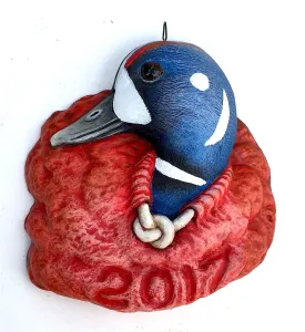 Harlequin Duck 2017 Christmas Tree Ornament