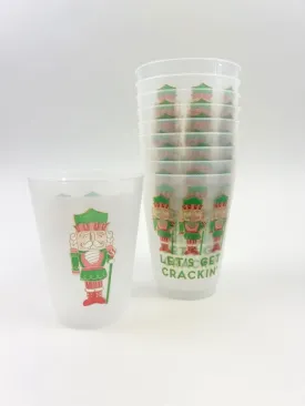 Holiday Nutcrackers Frost Flex Cups Set of 10