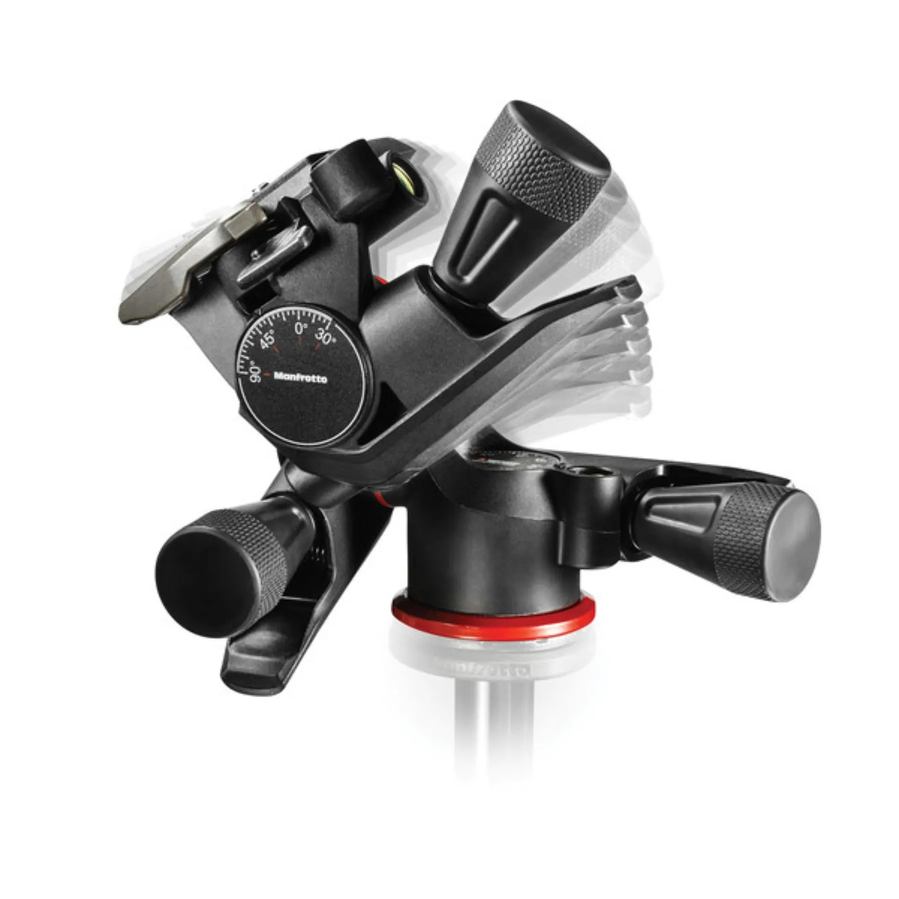 Manfrotto XPRO 3-Way, Geared Pan-and-Tilt Head with 200PL-14 Quick Release Plate