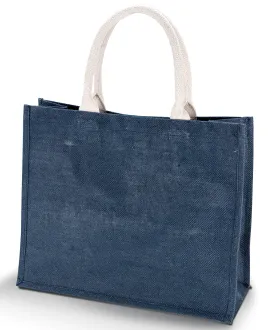 Midnight Blue - Jute beach bag Midnight Blue - Jute beach bag