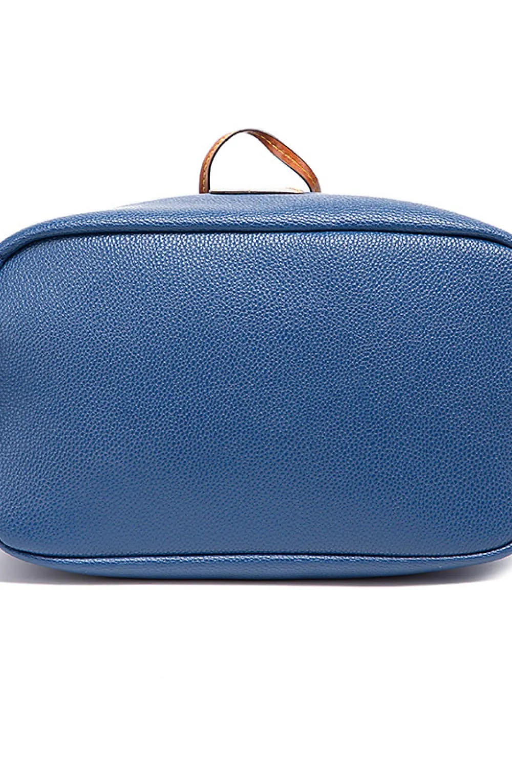 PU Drawstring Bucket Handbag