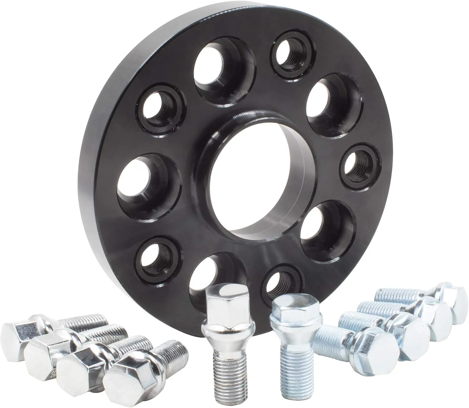 Wheel Accessories Parts 1 Pc Hub Centric European Wheel Spacer 20mm Thick 5 x 120mm PCD 74.10mm Hub M14 x 1.25 Chrome Bolts Fits BMW X5 X6 E70 E71 E72 F15 F16 F85 F86