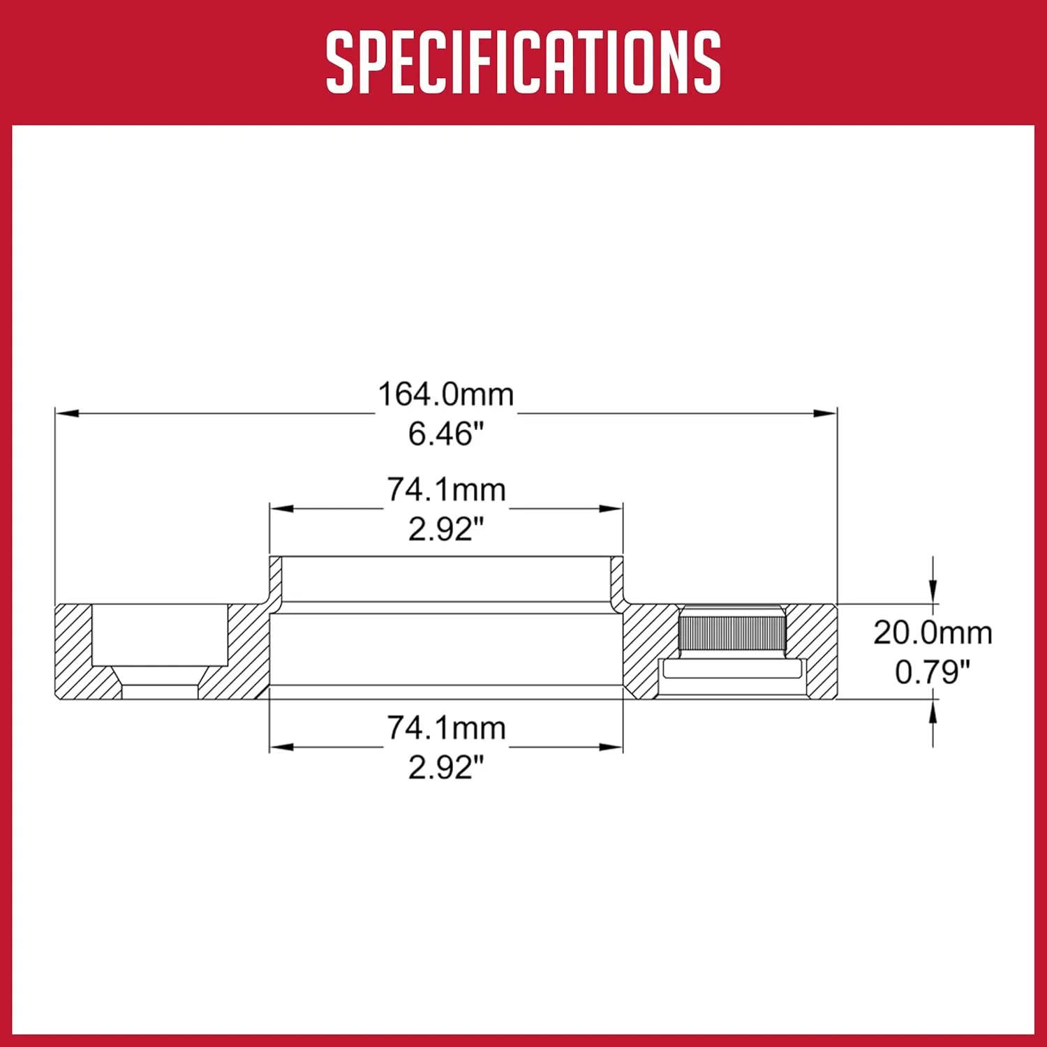 Wheel Accessories Parts 1 Pc Hub Centric European Wheel Spacer 20mm Thick 5 x 120mm PCD 74.10mm Hub M14 x 1.25 Chrome Bolts Fits BMW X5 X6 E70 E71 E72 F15 F16 F85 F86