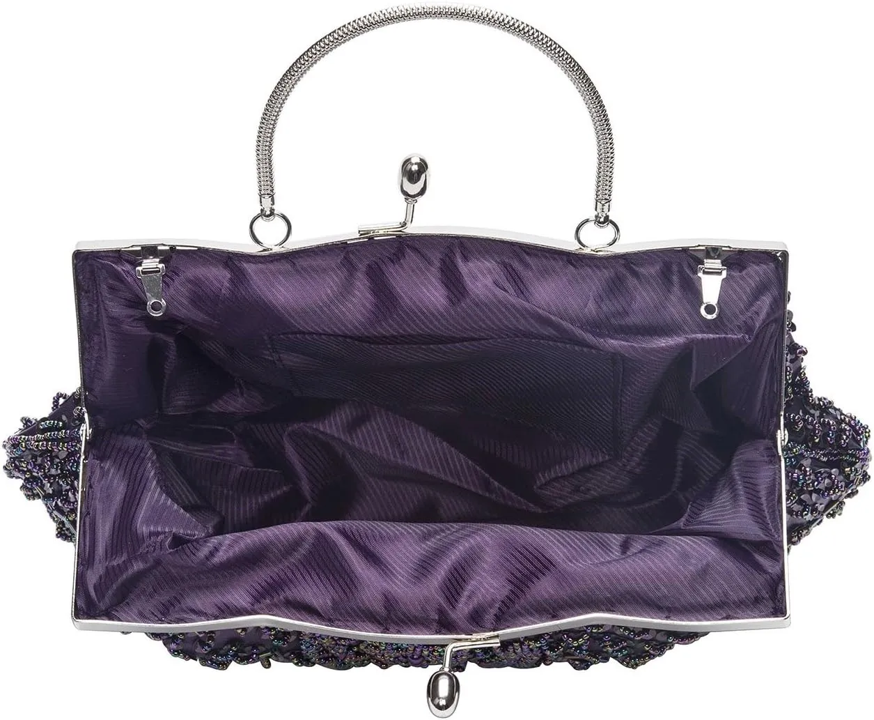 Women's Evening Handbags Vintage Beaded Sequin Design Clutch Purse for Wedding